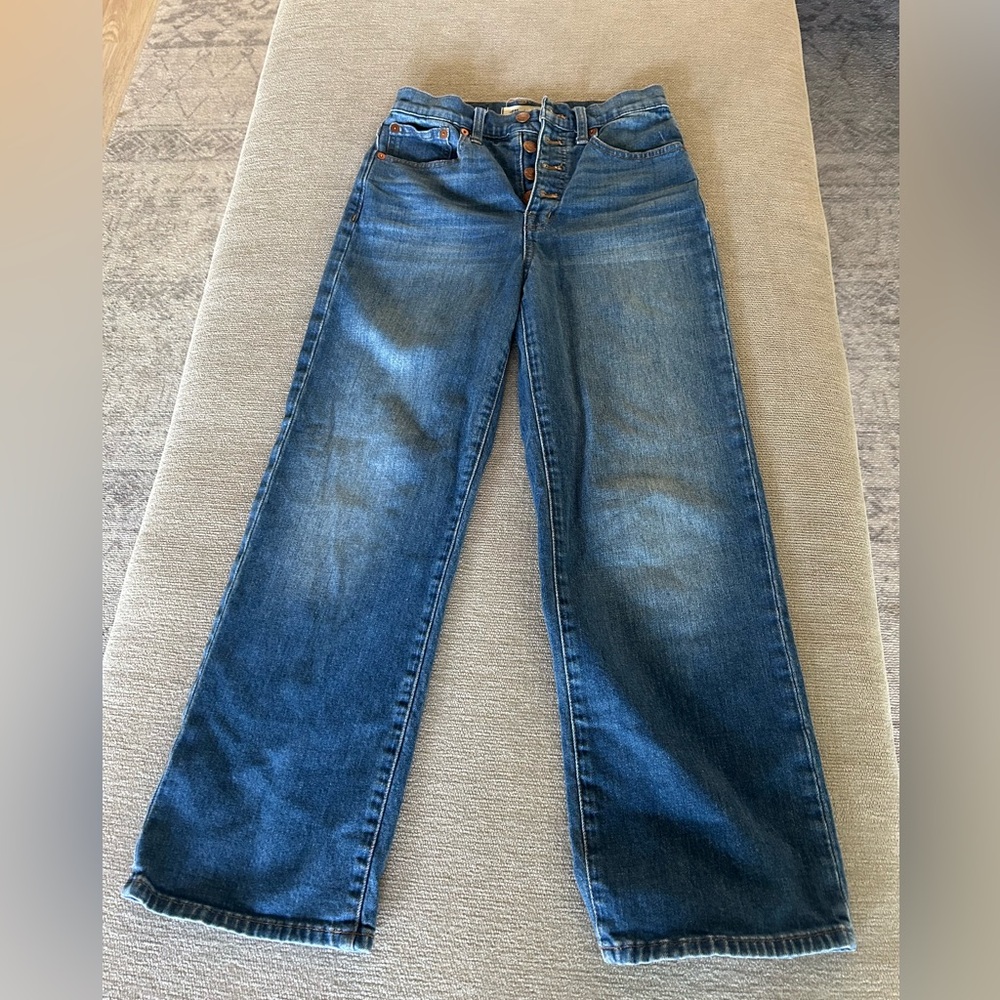 Madewell Wide-Leg Crop Jean Size 24